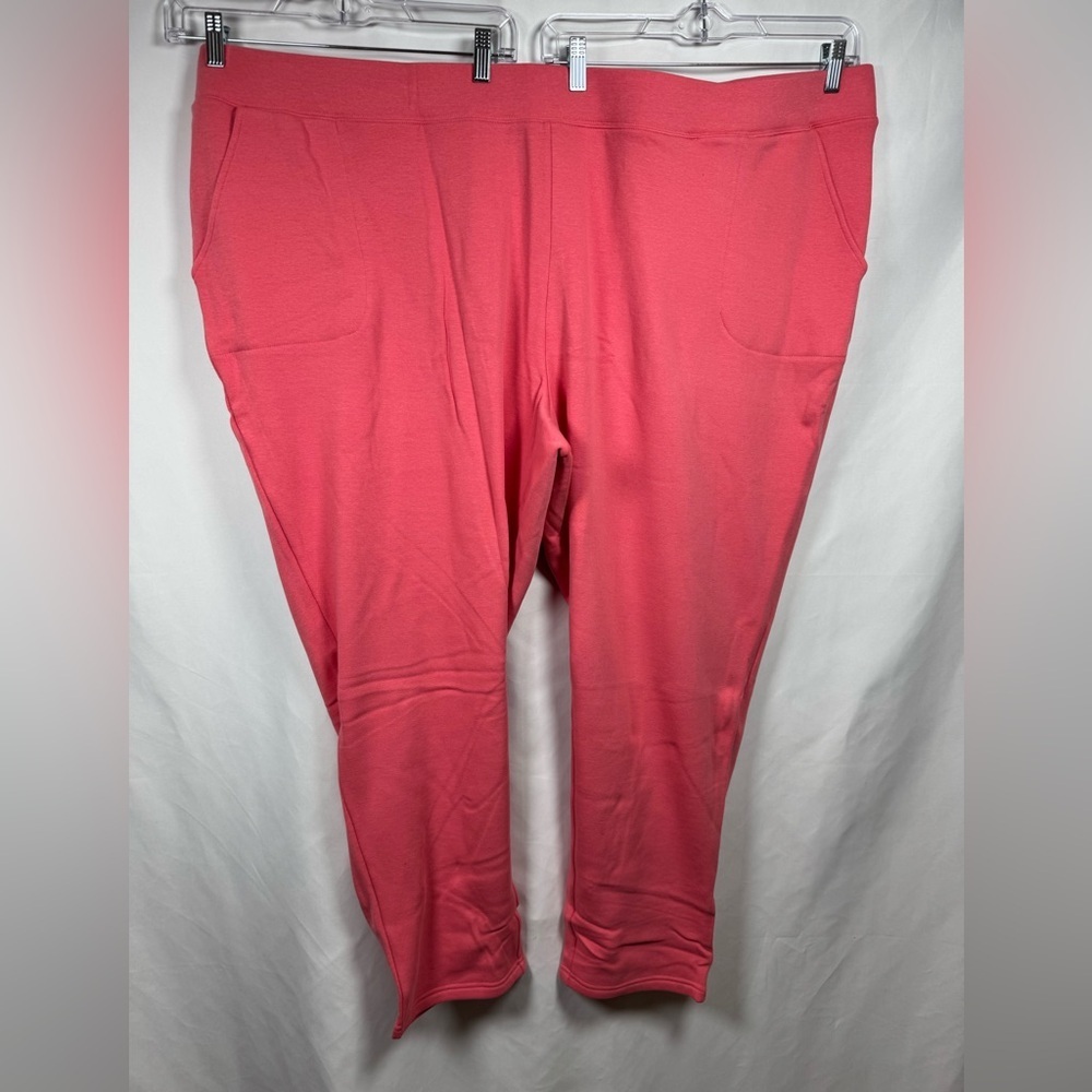 Denim & Co Active Coral Pants 5X